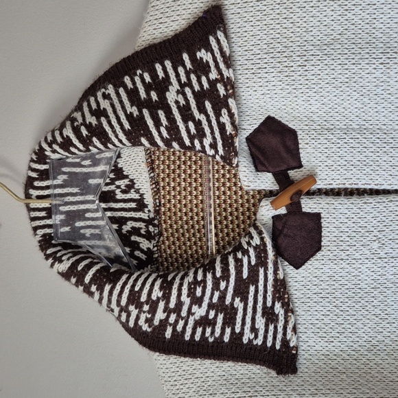 Vintage Cabincore Grandpa Cardigan Sweater Coat, Size L - Picture 2 of 10